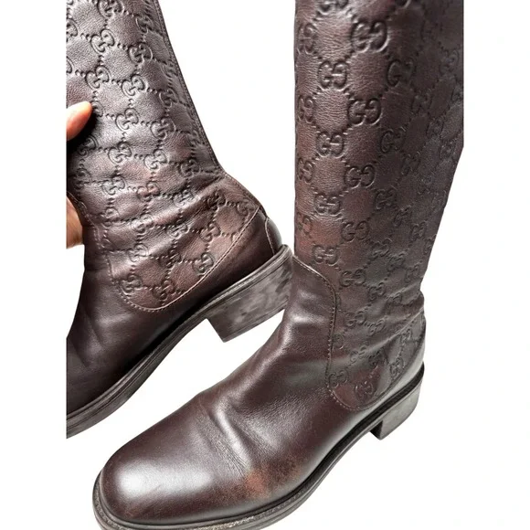 Gucci Maud signature Knee High riding Boots size 39 - Picture 10 of 14